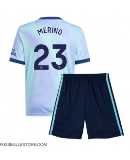 Günstige Arsenal Mikel Merino #23 3rd trikot Kinder 2024-25 Kurzarm (+ Kurze Hosen)